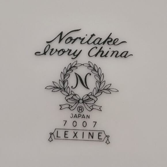 Noritake Ivory China Pattern Lexine 7007 Round Serving Bowl Vintage - Picture 5 of 8